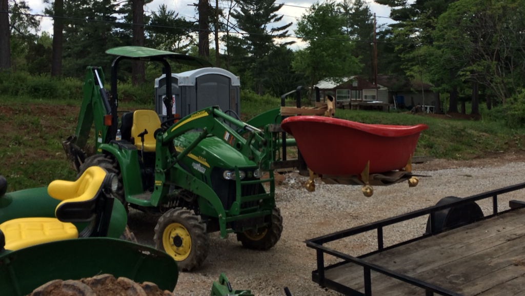 moving clawfoot tub down stairs??? 24hourcampfire